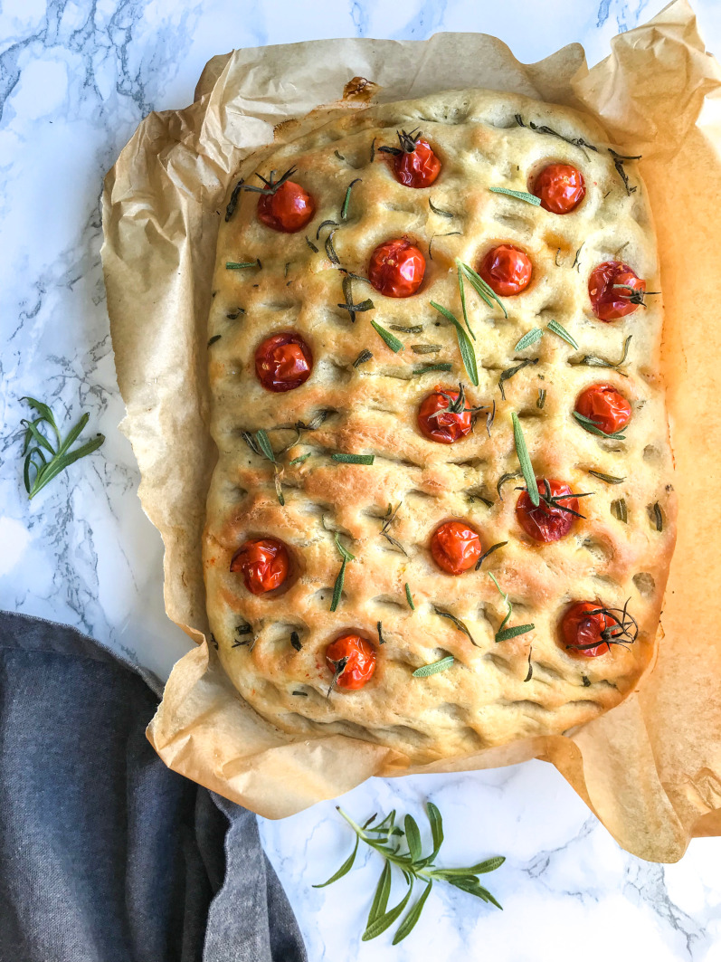 Hjemmebagt foccacia