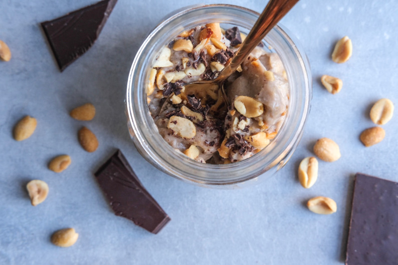 Sund bananis med peanutbutter