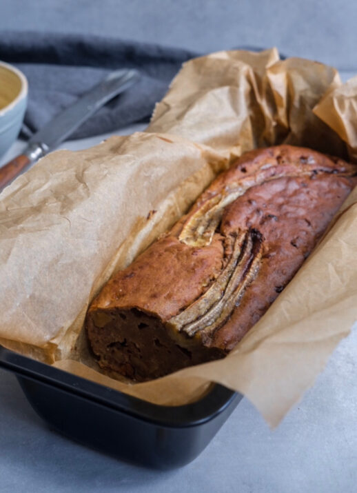 Bananbrød med valnødder