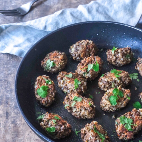 Vegetar linsefrikadeller