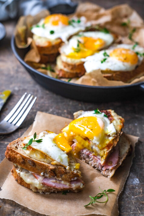 Opskrift på Croque Madame